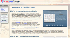 Desktop Screenshot of clinipro-web.com