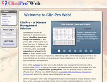Tablet Screenshot of clinipro-web.com
